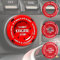 Auto Motor Start Stopp Taste Abdeckring Startknopf Abdeckung Push to Start Button Zündschutzhülle für Motor-Startknopf, Auto Motorrad Interieur Zubehör Kompatibel (E)