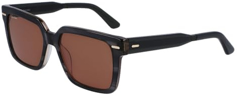 CALVIN KLEIN CK22535S 023 Striped Grey Sunglasses Man Acetato, Rectangle, 55