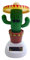 iSpchen Auto Wackelfigur Solar Wackelkopf Dekofigur Kopfschütteln Kaktus Puppen Spielzeug Auto Ornament Armaturenbrett Dekor Schreibtisch Dekoration Figuren