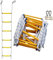 PHONME Rope ladder Emergency Fire Escape Ladder 2/3/4 storey for Home Climbing Fire Escape Weight Capacity Up to 420KG With Hooks for Windows and Balcony 3m 5m 8m 10m 15m 20m(Size:3m)