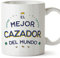 MUGFFINS Tazas para CAZADOR hombre - En Español - Mejor del Mundo - 11 oz / 330 ml - Regalo original y divertido