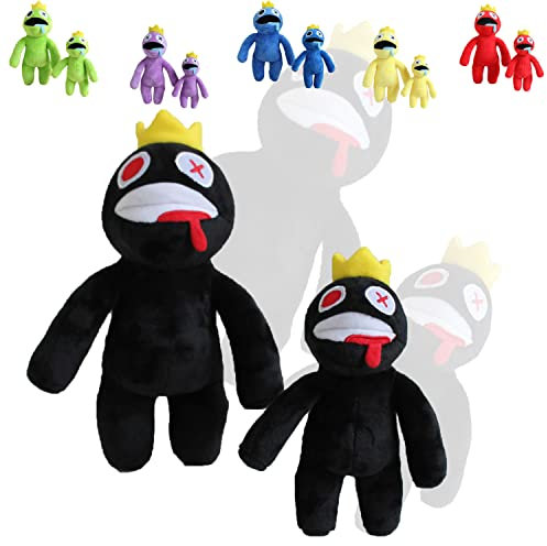 Regenbogenfreunde Plüschtier, Rainbow Friends Plush, 2Pcs Regenbogenfreunde Plüschtier, Rainbow Friends Horror Plüsch, Geeignet für Kinder, Spielefans und Fans