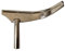 Drehbank Werkzeug Teile Auflage, Einteiliger Rostfreier Drehbank Werkzeug Teile Halter für die Holzbearbeitung, Drehbank ZubehöR Teile, 16 Mm Durchmesser, 16,5 Cm LäNge