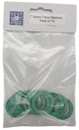 Green Fibre Washer 1 - Pack of 10