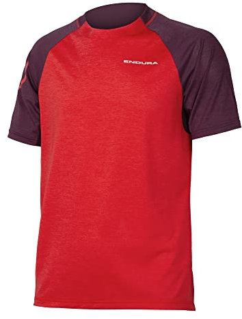 Endura MTB-Jersey Kurzarm SingleTrack Rot Gr. S