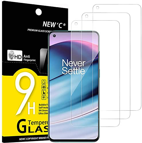 NEW'C 3 Stück für OnePlus Nord CE 5G für Panzerglas, Frei von Kratzern, 9H Härte, HD Displayschutzfolie, 0.33mm Ultra-klar, Ultrabeständig