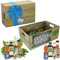 Kräutergarten Geschenksbox · Witzige Geschenkidee für Männer und Frauen mit Alkohol · 8 x Kräuter-Likör · Hochwertige Geschenkbox · Geburtstagsgeschenk für Männer