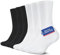 YouShow 6 Paar Sportsocken Herren Damen Classic Schwarz Weiß Cushioned Crew Socken Tennissocken 39-42