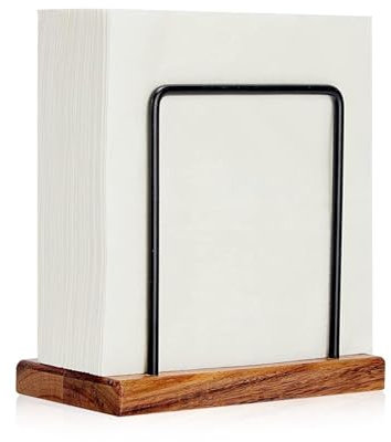 Serviettenhalter Holz, Serviettenhalter Aus Metall Und Holz: Servietten Aus Metall Und Holz Metall Serviettenspender Hölzerne Serviettenspender Für Arbeitsplatte Küche Esstisch Esszimmer