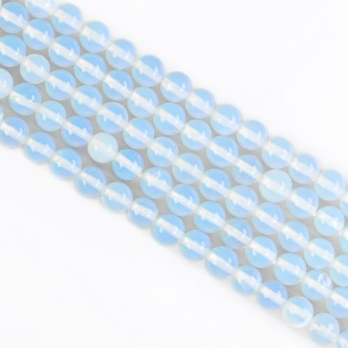 Opalite Crystal Beads - 85pcs, 4mm Round Stones for Jewelry