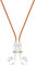 Lawonda Halteband Kompatibel mit AirPods 1/2/ 3, AirPods Pro/Pro 2, PU Leder Anti-Verlust-Umhängeband für AirPods Strap Halter Band Halterung Magnetisch Sport-Saiten-Umhängeband Orange Rot Gold