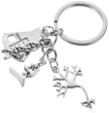 BESTYASH Einzigartiger Dna Mikroskop Schlüsselanhänger Für Biologie-enthusiasten Für Lehrer Und Schüler Wissenschaftlicher Für Rucksäcke Und Handtaschen