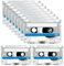 BORDEAG 10 Stück Audio Cassette Empty Cassette Tapes, Audio Kassetten Leer, 60 Min Musikkassette, Leere Audiokassetten Rauscharm Audiokassetten Für Vorlesungen Seminare