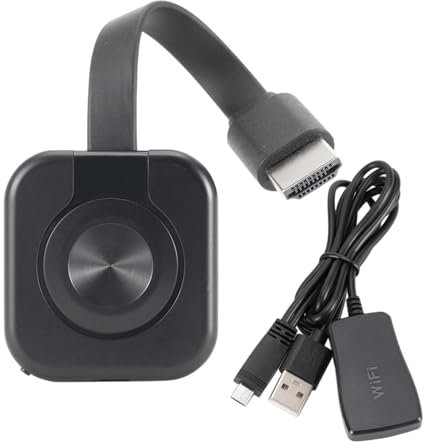 Adaptateur D'affichage HDM I sans Fil – Boîtier TV avec Écran Miroir 1080p, Projecteur pour Smartphone avec Trois Modes De Projection pour Démos, Musique