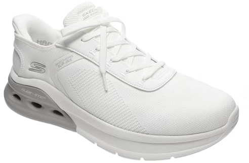 Skechers Herren Slip-On BOBS ARC Waves 2.0, Weiß, Größe 42.5 EU