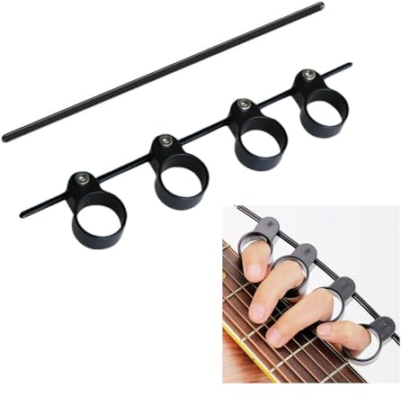 Exzenter für Gitarre, Fingerverstärker für Gitarre, verstellbarer Finger, Fingertrainer, Geschwindigkeitsverstärker für Gitarre, Fingertrainer, Finger Stärke, Trainingsgerät