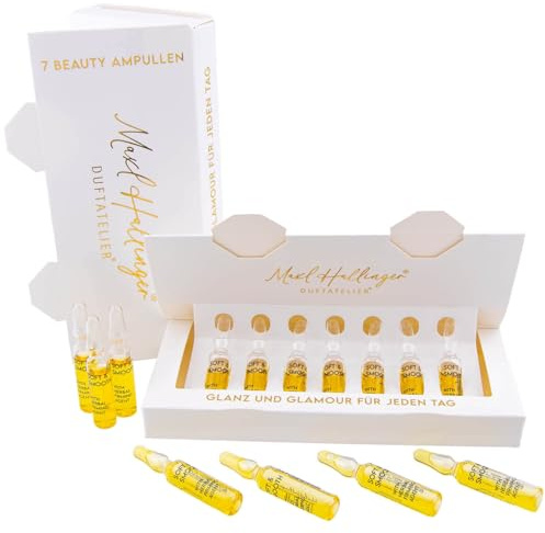 Hallingers Genuss Manufaktur 7er Set Beauty Ampullen - Maxl Hallinger Duftatelier Ampulle mit hochwertigem Serum