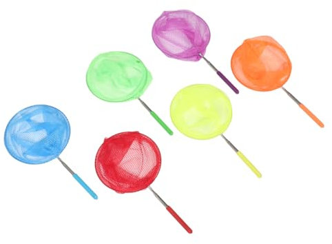 Kisangel 6 Stück Fangnetzspielzeug Teleskopnetz einziehbares Netz ausziehbares Netz