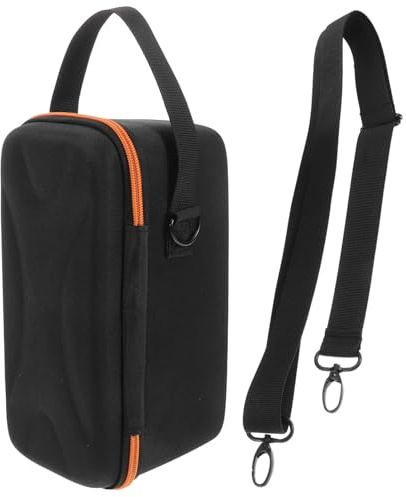 BESTonZON Eva Speaker Carry Case for Portable Speakers Travel Carrying Bag Organizer and Shoulder Strap