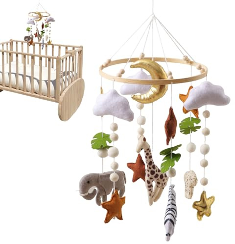 Hogvinnatil Mobile Für - Lustige Handgefertigte Kinderzimmer Deko,bett Mobile Aufhängbares Spielzeug,Für Mädchen Zimmer Kindertagesstätte Schlafzimmer Schlafenszeit Spiel Geburtstag Feiertag