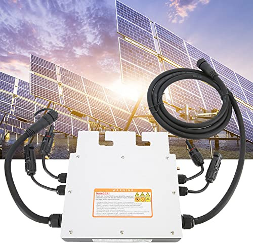 KUIDAMOS Micro-Onduleur Solaire étanche SG600MD, avec Affichage LED, pour Usage Domestique, Onduleur de Réseau 120V 230V 700W, Communication 2.4G