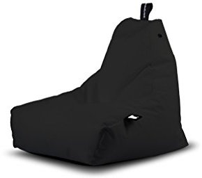 Extreme Lounging Bean Bag Chair : Mini : Outdoor : Premium Quality : Shower Proof : Durable : Black