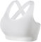 FITTIN Racerback Sports Bra for Women- Padded Seamless Activewear Bras for Yoga Gym Workout Fitness White