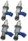 Germban 23250-28090 4 Stück Einspritzdüsen für Toyota RAV4 Avensis 1AZFSE 2AZFSE 2.0L 2003-2008
