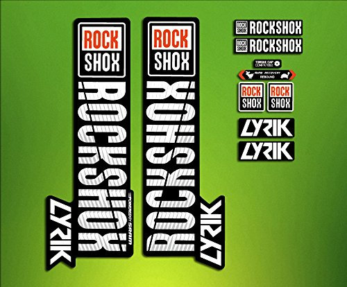 Aufkleber Gabel Rock Shox Lyrik 2018 ELX70 Fork Aufkleber Decals MTB ADESIVI FORCELA