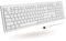 Macally Full-Size USB Wired Keyboard for Mac Mini/Pro, iMac Desktop Computer, MacBook Pro/Air Desktop w/ 16 Compatible Apple Shortcuts, Extended with Number Keypad, Rubber Domed Keycaps - Spill Proof