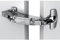 Charnière sensys 165° 8657i - Amortisseur : Avec - Coudure : 0 mm - Décor : Nickelé - Entraxe : 52 mm - Fixation : A tourillons - Montage : En applique - Version : TH53 - HETTICH