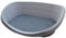 Deuline Kunststoff Hundebett Hundekorb Schlafplatz Katzenbett Katzenkorb Tierbett Tierkorb Modell Amsterdam M-62x43x23CM Korb Innemaß 49x33CM GRAU 520073