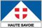 Akachafactory Autocollant Sticker Drapeau departement Haute Savoie