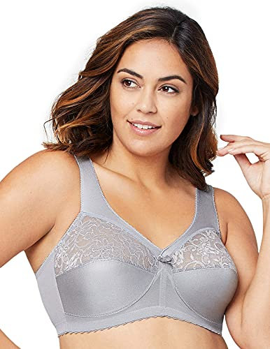 Glamorise Damen 1000 Full Coverage Bra, Grau, 130B EU