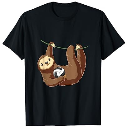Lustiges Volleyball Faultier - Volleyball Beachvolleyball T-Shirt