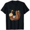 Lustiges Volleyball Faultier - Volleyball Beachvolleyball T-Shirt