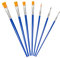 OWill Pincel Acuarela 7 Piezas, Pinceles Pintura Acrilica para Acuarela, Pintura al óleo, Pintura Acrílica, Pintura Rupestre, Pintura Facial, Pintura Corporal y Manualidades