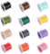 Hoshisea 12 Rotoli di Cordoncino in Nylon, Cordoncino in Cotone Cerato, Cordoncino in Cotone Poliestere, Catenine Colorate, per Realizzare Braccialetti, Collane, Cordini, Fai da Te (12 Colori)