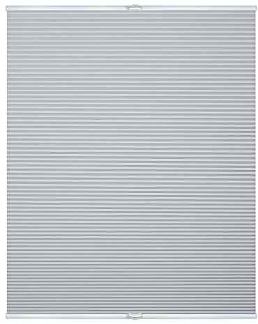 Lichtblick Thermo-Plissee Verdunklung Wabe ohne Bohren Weiß 100 cm x 130 cm (B x L)
