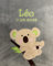KIDDI-MEDIA Babydecke mit Name und Geburtsdatum Bestickt/kuschelig weich / 1A Qualität (Anthrazit - Koala)