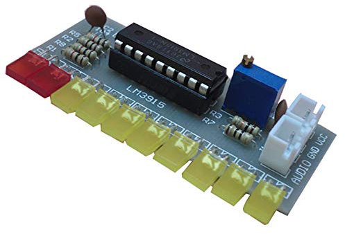 LOLAY LM3915 Audio Pegel Anzeige DIY Kit 10 LED Sound Audio Spectrum Analyzer Pegel Anzeiger Kit Electononics Löten