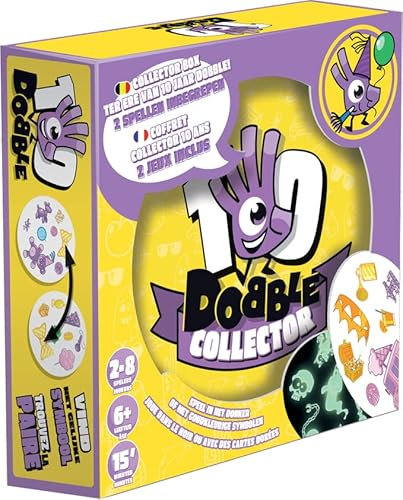 Asmodee | Dobble | Dobble Collector | 6+ | Zygomatic | 2-8 Spieler | 15 Minuten