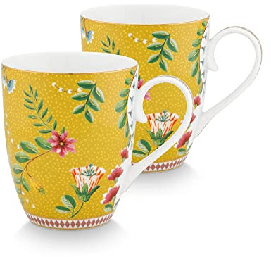 Pip Studio La Majorelle Henkelbecher gelb 0,35 l Set2