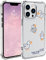 Wihytec Lovely Duck Phone Case for iPhone 12/iPhone 12 PRO Cute Duck Case Cover Clear Phone Case w/Four Corner Reinforced Shockproof Girly Women Phone Cover Transparent with Cute Design