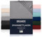 Dreamzie - Drap Housse 180x200 Bonnet 35 cm | Microfibre Ultra Douce – Matelas Épais – Oeko-Tex | Confort, Respirabilité, Entretien Facile – Anthracite