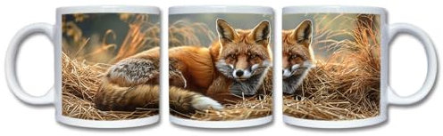 Giftoyo Taza de zorro animal