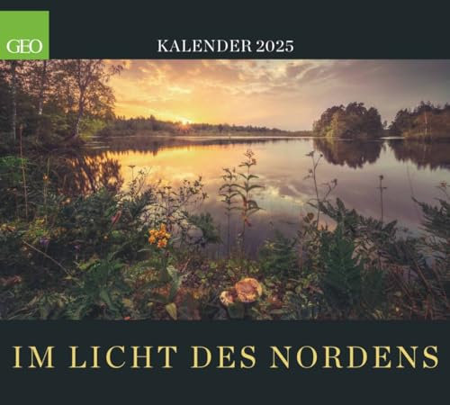 Im Licht des Nordens - Kalender 2025 - Neumann-Verlag - GEO - Wandkalender mit beeindruckenden Nordlicht-Aufnahmen - 50 cm x 45 cm