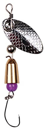 MHADBKH Esche da pesca oscillano rotante in metallo per luccio, spigola, trota, amo acuto, esche artificiali dure spinner cucchiaio esca