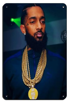 Nipsey Hussle HD-Poster (13) Blechschild, Vintage, Metall, Pub, Club, Café, Bar, Zuhause, Wandkunst, Dekoration, Poster, Retro, 20 x 30 cm
