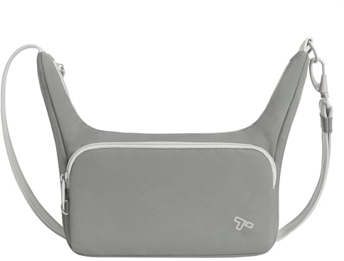 Travelon Unisex's Anti-Theft The Voyages East/West Crossbody, 9.75 W x 6 H (Center) x 10 H (Wing) x 4.75 D